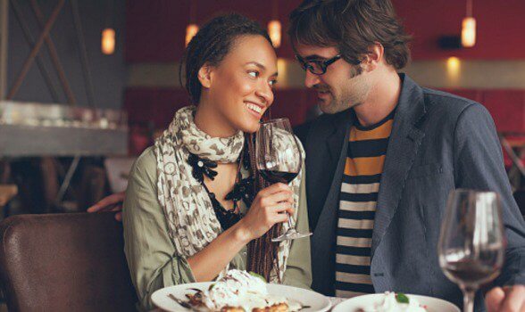 couple at the restaurant