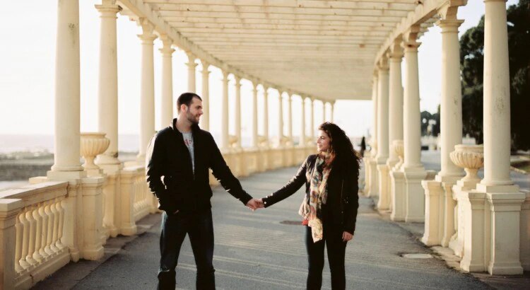 couple on a walk