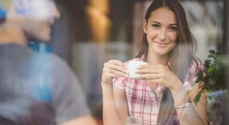 couple drinks coffee